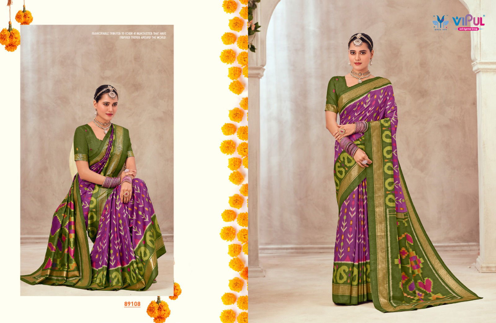 Gulmarg Silk Vol 6 By Vipul Soft Silk Saree Wholesale Market In Surat
